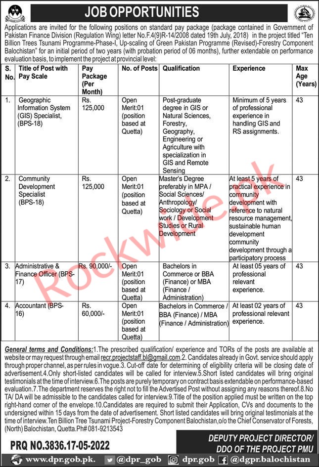 Goverment of Pakistyan Finaance Division jobs